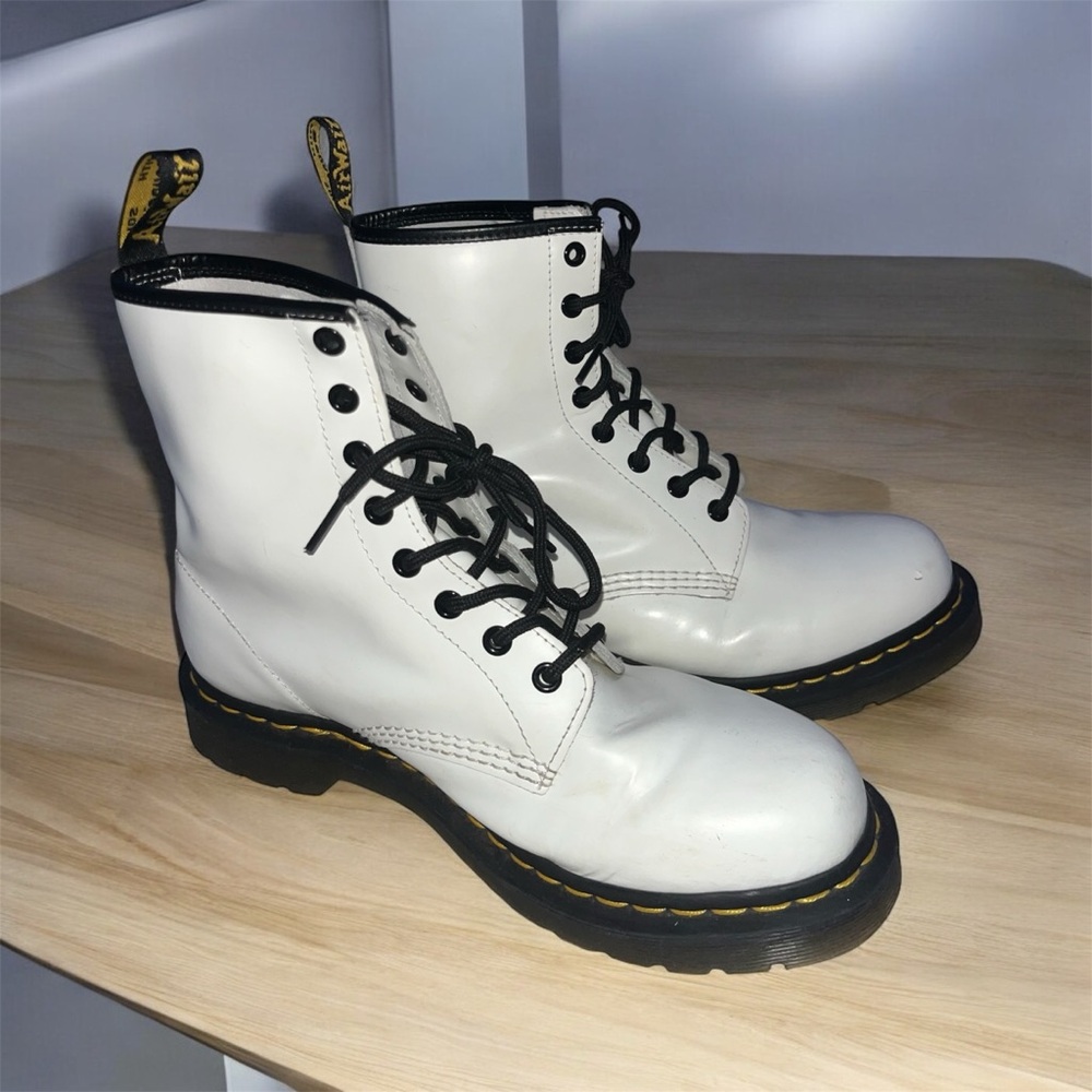 Doc Martens white boots
